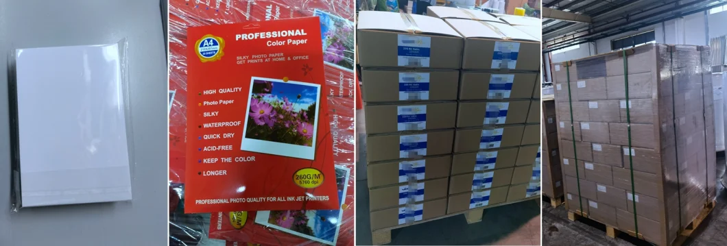 Factory Supplier Professional Digital Inkjet Pearl RC Photo Paper for Pigment Dye Printing